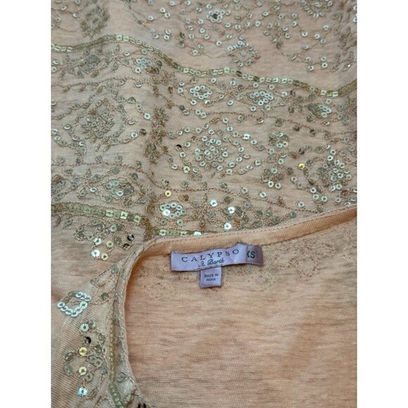 Calypso St. Barth Yoonie Tunic Dress, Top, Cover-up Resort Wear size XS $275 - Picture 7 of 8